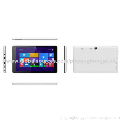 Quad-core Windows Tablet PC, 2.0+2.0/5.0MP Dual Camera, Intel Quad-core CPU, 1280*800 IPS